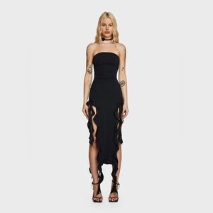 Rendezvous Strapless Midi Dress